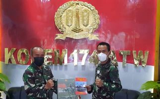 Tim Pusjarah TNI Sambangi Markas Korem 174/ATW Merauke - JPNN.com