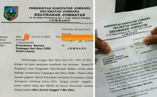 Viral Surat Resmi Kelurahan Jombatan Meminta Sumbangan THR, Begini Kata Pak Camat - JPNN.com