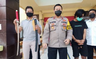 Tawuran Belum Terjadi, Bawa Samurai Ketahuan Polisi, Beginilah Nasib Pelajar Bertato Ini - JPNN.com