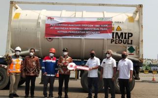 IMIP Bantu Oksigen untuk Pemerintah Indonesia - JPNN.com