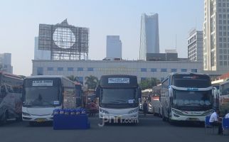 Langgar Izin Trayek Selama PPKM Darurat, 36 Bus Diamankan - JPNN.com