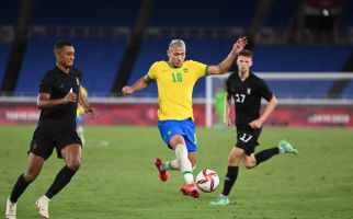 Richarlison Cetak 3 Gol dalam 30 Menit, Brazil Hajar Jerman di Laga Perdana Olimpiade Tokyo - JPNN.com