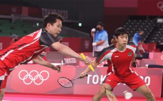 Lolos ke Perempat Final, Kevin/Marcus Belum Mau Pikirkan Medali Emas Olimpiade - JPNN.com