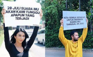 Raffi Ahmad Hingga Tyas Mirasih Turun ke Jalan Angkat Poster, Ternyata.... - JPNN.com