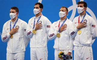 Dramatis! 4 Pria AS Pecahkan Rekor Dunia di Hari Terakhir Renang Tokyo 2020 - JPNN.com