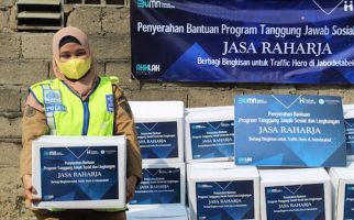 PT Jasa Raharja dan Human Initiative Salurkan 225 Bingkisan Untuk Traffic Hero di Jabodetabek - JPNN.com