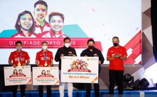 Greysia/Apriyani Beserta Tim Bulu Tangkis Indonesia Dapat Hadiah dari BNI, Jumlahnya Fantastis - JPNN.com