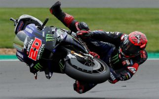 Sempat Pincang, Quartararo Kuasai FP2 MotoGP Inggris - JPNN.com