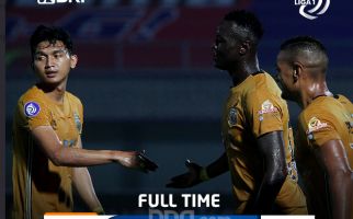 Ezechiel N'Douassel Jadi Pahlawan Bhayangkara FC saat Kalahkan Persiraja 2-1 - JPNN.com