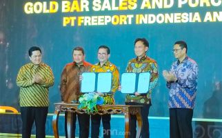 Freeport dan Antam Bersinergi, Erick Dorong Lonjakan Cadangan Emas Batangan di Dalam Negeri - JPNN.com