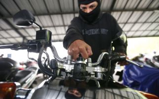 Detik-Detik Ibu Hamil Bikin Maling Motor Lari Tunggang-langgang - JPNN.com