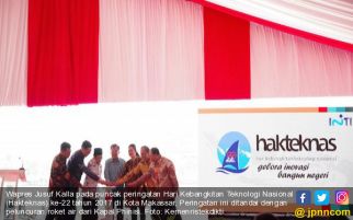 Puncak Hakteknas 22, Wapres Luncurkan Roket Air - JPNN.com