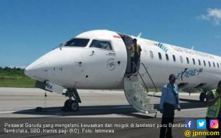 Pesawat Garuda Mogok di Landasan Pacu - JPNN.com