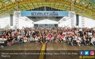 Wow, Ratusan Pencinta Mobil Starlet Kopdar di Bandung - JPNN.com