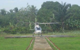 Helikopter Malaysia Nyasar di Pos Perbatasan yang Dijaga TNI - JPNN.com