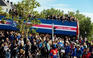 Skuat Islandia Disambut bak Pahlawan Menang Perang - JPNN.com