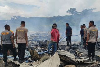 Kerusuhan di Papua, 22 Ruko Terbakar, Satu Orang Jadi Tersangka - JPNN.com Sultra