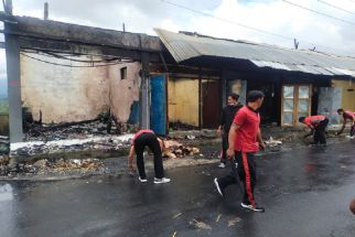 Empat Warung di Badung Bali Terbakar, Pasangan Bapak Anak Terluka, Pemicunya Sepele - JPNN.com Bali