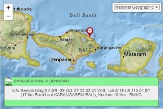 Gempa 3,5 SR Kembali Guncang Karangasem, BMKG: Getarannya Seperti Ada Truk Berjalan - JPNN.com Bali