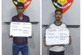 Dua Pria Pengangguran Asal NTT Mencuri Motor Parkir di Halaman Indekos, Lihat Tuh Tampang Pelaku - JPNN.com Bali