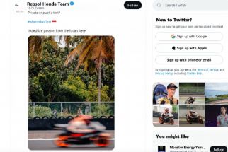 Heboh Pembalap Honda Unggah Warga Lombok Nonton MotoGP Pakai Sarung, Bikin Takjub - JPNN.com Bali