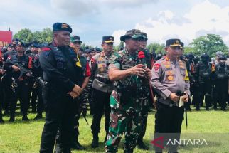 TNI Siaga di Bali, 13 KRI Lego Jangkar Dekat Hotel Apurva Kempinski - JPNN.com Bali