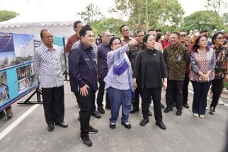 Erick Thohir Makin Mesra dengan Megawati Selama Cek Warisan Bung Karno di Bali, Lihat Tuh - JPNN.com Bali