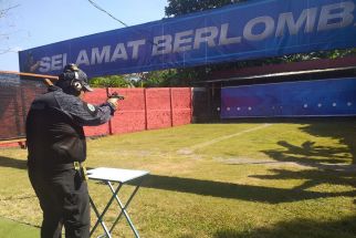 Wayan Sugiri Sensasional, Rebut 2 Gelar Juara Menembak SAD 2023 - JPNN.com Bali