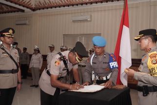 Pesan Kombes Bambang saat Pimpin Sertijab 3 Kasat & Tiga Kapolsek, Tegas - JPNN.com Bali
