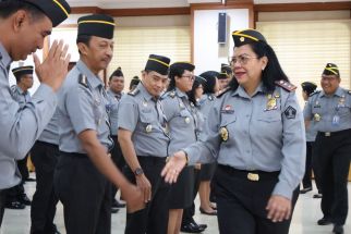 Kemenkumham Bali Ikut Apel Pengamanan Idulfitri 1445 H, Kakanwil Minta Waspada - JPNN.com Bali