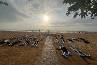 The Meru Promosi Gaya Hidup Sehat, Gelar Wellness Activity di Pantai Sanur - JPNN.com Bali