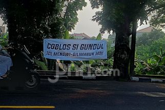 Spanduk Coblos Si Gundul Bertebaran di Bali, Satpol PP Bergerak - JPNN.com Bali