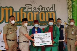 Baznas DKI Santuni 2.850 Yatim dan Duafa Saat Festival Muharam - JPNN.com Jakarta