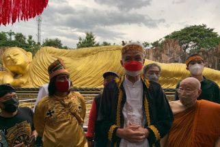 HUT Mahavihara Mojopahit, Ganjar: Persatuan Indonesia Dimulai di Sini - JPNN.com Jateng
