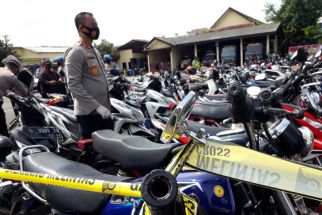 Kepolisian Kediri Amankan 236 Motor untuk Balap Liar - JPNN.com Jatim