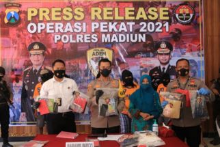 Polres Madiun Membongkar Tujuh Kasus Selama Operasi Pekat Semeru 2021 - JPNN.com Jatim