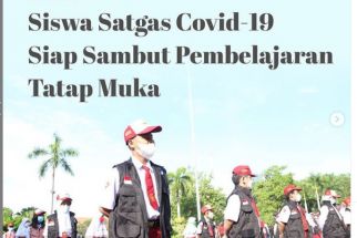 Jelang PTM Terbatas, Pemkot Surabaya Kukuhkan Ribuan Siswa Satgas Covid-19, ini Peran dan Tugasnya - JPNN.com Jatim
