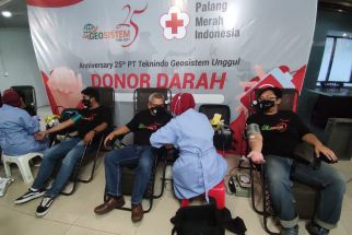 Rayakan Hari Jadi ke-25, Teknindo Geosistem Unggul Rayakan dengan Donor Darah - JPNN.com Jatim