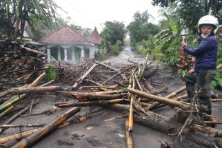 Banjir Lahar Hujan Gunung Semeru Timbun Puluhan Rumah Warga di Lumajang - JPNN.com Jatim