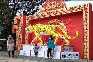 Inilah Makna Lampion Shio Harimau yang Ada di Kawasan Balai Kota Solo - JPNN.com Jateng