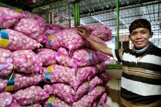 Harga Bawang Putih di Semarang Menggila, Invasi Rusia Disebut Jadi Biang Keroknya - JPNN.com Jateng