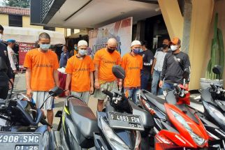 Empat Pencuri Motor Dirungkus Polisi, Barang Buktinya Wow Banget - JPNN.com Jabar