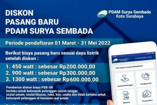 Buruan! PDAM Surabaya Lagi Beri Diskon Pemasangan Pelanggan Baru - JPNN.com Jatim