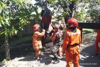 Arif Salip Mobil Jalanannya Tak Rata, Auto Oleng Tercebur Sungai, Kondisinya Penuh Lumpur - JPNN.com Jatim