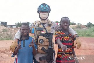 Polisi asal NTB, Lalu Romi Jalankan Misi Perdamaian di Afrika Tengah - JPNN.com NTB