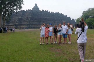 Candi Borobudur di Kunjungi 91.525 Wisatawan Masa Lebaran, Jauh dari Target - JPNN.com Jateng