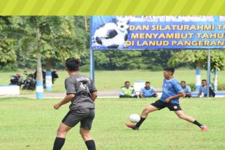 Lanud BNY Menggelar Olahraga Bersama TNI Polri Wilayah Tulang Bawang - JPNN.com Lampung