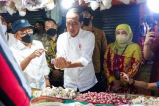 Stok Minyak Goreng Kurang Melimpah Saat Jokowi Meninjau Pasar Wonokromo - JPNN.com Jatim
