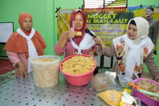 Sukarelawan Ganjar Ajari Warga Lamongan Buat Nugget Olahan Ikan - JPNN.com Jatim