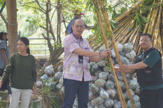 Kurangi Polusi Udara, DLH Surabaya Tanam 1.000 Bambu Kuning di TPA Benowo    - JPNN.com Jatim